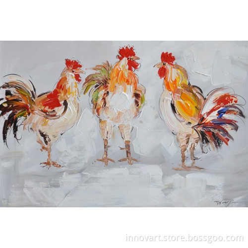 modern animal canvas art oil painting reproduction